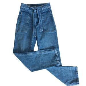 Abercrombie Women's Jeans Ultra High Rise Straight Leg Cargo Size 00